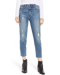 SWAT FAME Sts Blue Alicia Crop Mom Jeans