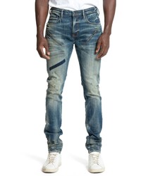 PRPS Supernal Zip Pocket Stretch Skinny Fit Jeans In Indigo At Nordstrom