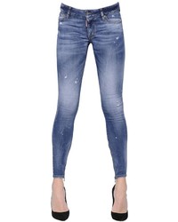 Dsquared2 Twiggy Washed Destroyed Denim Jeans