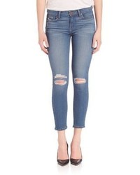 Paige Verdugo Cropped Distressed Jeans