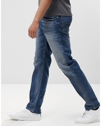 Diesel Waykee Straight Jeans 853y Mid Distressed