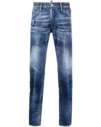 DSQUARED2 Whiskering Effect Slim Fit Jeans