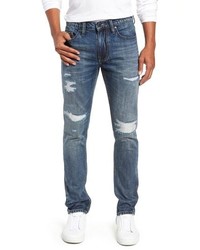 BLANKNYC Wooster Slim Fit Distressed Selvedge Jeans