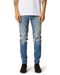 Hudson Jeans Zack Ripped Skinny Fit Jeans