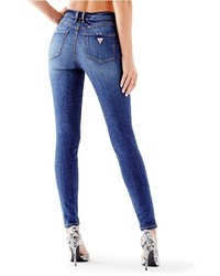 GUESS 1981 High Rise Skinny Jeans In Ace High Wash