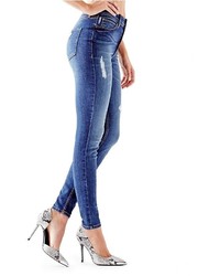 GUESS 1981 High Rise Skinny Jeans In Ace High Wash