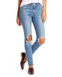 Levi's 721 Ripped High Waist Skinny Jeans