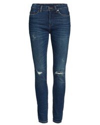 Blank NYC Blanknyc Ripped Mid Rise Skinny Ankle Jeans