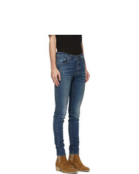 Amiri Blue Denim Stack Jeans