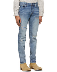 Levi's Made & Crafted Blue Embroidered 511 Jeans