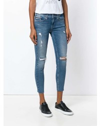 Calvin Klein Jeans Cropped Distressed Jeans