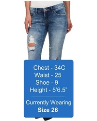 Blank NYC Denim Distressed Skinny In Good Vibes Jeans