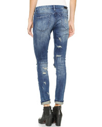 Blank Denim Skinny Distressed Jeans