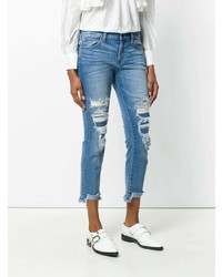 J Brand Destroyed Skinny Jeans