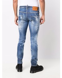 DSQUARED2 Distressed Effect Slim Fit Jeans