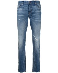 7 For All Mankind Distressed Finish Jeans