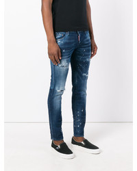 DSQUARED2 Distressed Long Clet Jeans