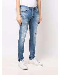 Dondup Distressed Low Rise Jeans