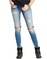 Denim & Supply Ralph Lauren Distressed Skinny Jeans