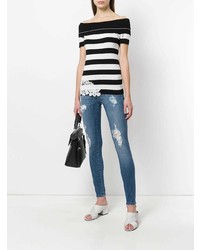 Blugirl Distressed Skinny Jeans