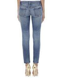 Dolce & Gabbana Distressed Skinny Jeans Blue