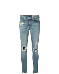 rag & bone/JEAN Distressed Skinny Jeans