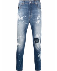 John Richmond Distressed Slim Cut Jeans
