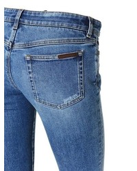 Dolce & Gabbana Skinny Fit Destroyed Cotton Denim Jeans