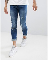 Brave Soul Fade Out Distressed Skinny Jeans