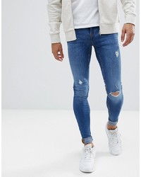 BLEND Flurry Mid Wash Extreme Skinny Jeans