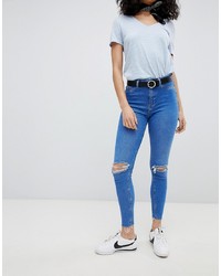 New Look Hallie Disco High Rise Ripped Jeans