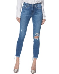 Paige Hoxton Ripped Ankle Skinny Jeans