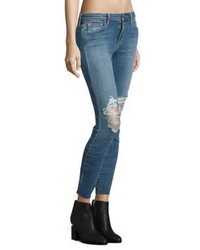Joe's Jeans Joes Icon Distressed Skinny Ankle Cropped Jeans