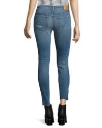 Joe's Jeans Joes Icon Distressed Skinny Ankle Cropped Jeans