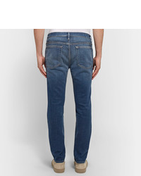 Frame Lhomme Skinny Fit Distressed Stretch Denim Jeans
