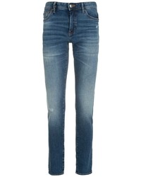 Armani Exchange Low Rise Straight Leg Jeans