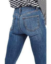 Topshop Moto Jamie Ripped High Waist Ankle Skinny Jeans