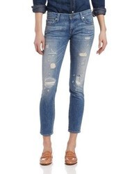 TEXTILE Elizabeth and James Ozzy Skinny Jean In Rip And Repair