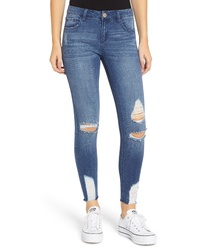 Tinsel Ripped Crop Skinny Jeans