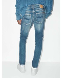 Nudie Jeans Ripped Detail Slim Fit Jeans