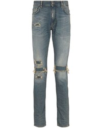Represent Ripped Detailing Slim Fit Jeans