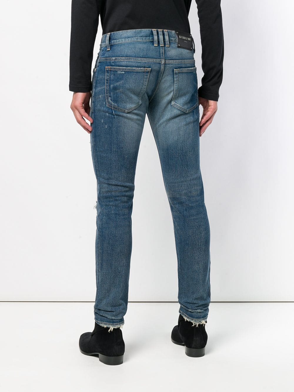Balmain Ripped Jeans, $734 | farfetch.com | Lookastic