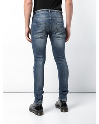Philipp Plein Ripped Skinny Jeans