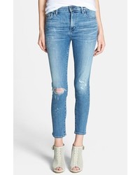 Citizens of Humanity Rocket Destroyed Crop Skinny Jeans