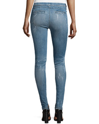 Rta Denim Sonia Distressed Skinny Jeans Blue Mist
