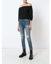 rag & bone/JEAN Skinny Cropped Jeans