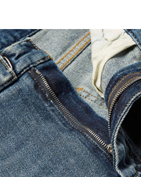 Maison Margiela Skinny Fit Distressed Stretch Denim Jeans