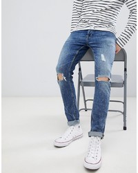 ONLY & SONS Skinny Jeans With Re