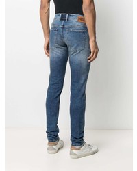 Diesel Sleeker Mid Rise Slim Cut Jeans