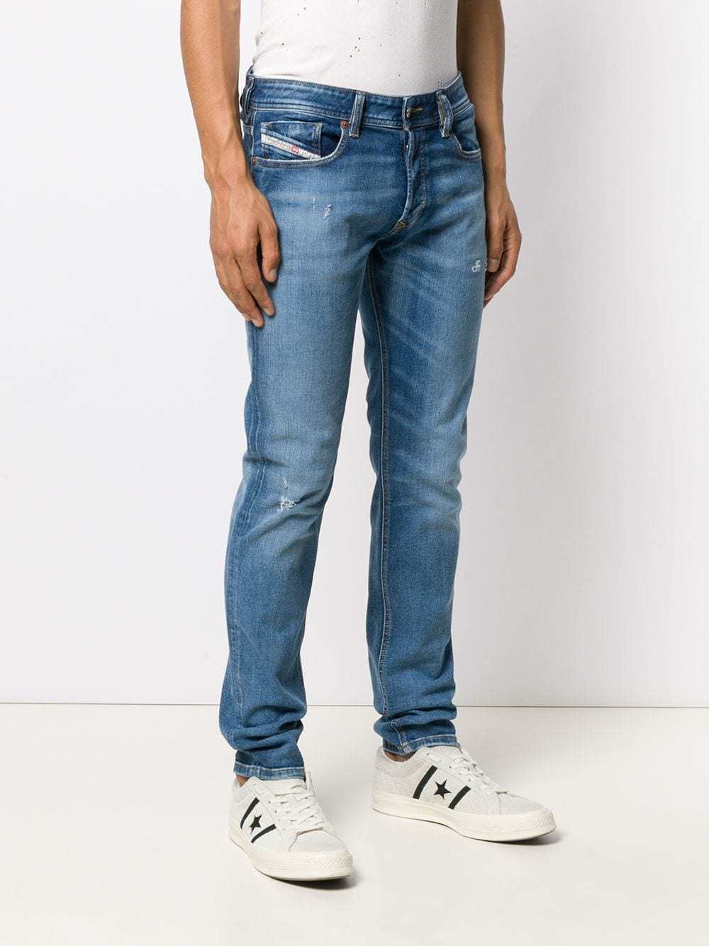Diesel Sleenker 069fy Jeans, $104 | farfetch.com | Lookastic